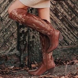 Knee High Cowgirl Boots